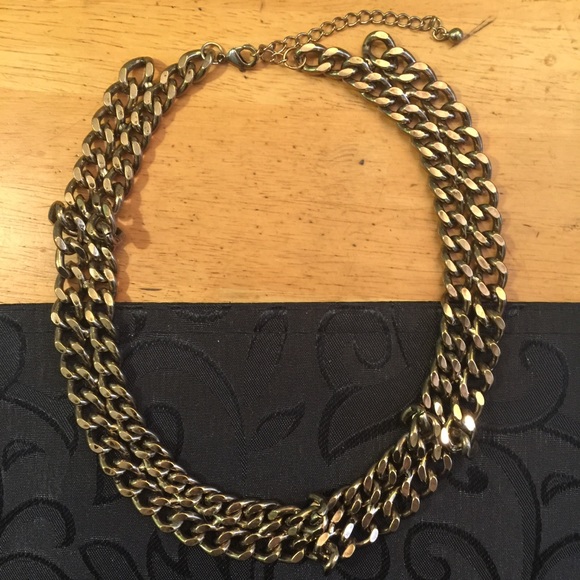 H&M Jewelry - H&M Vintage Gold Double Knotted Chain